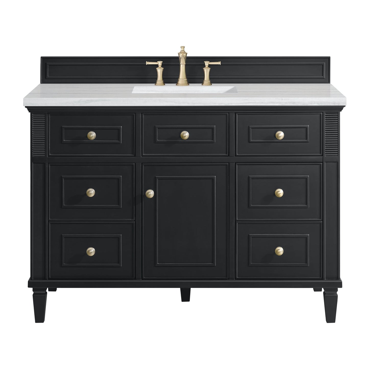 
                  
                    Lorelai 48" Single Vanity in Black Onyx James Martin Vanities 
                  
                