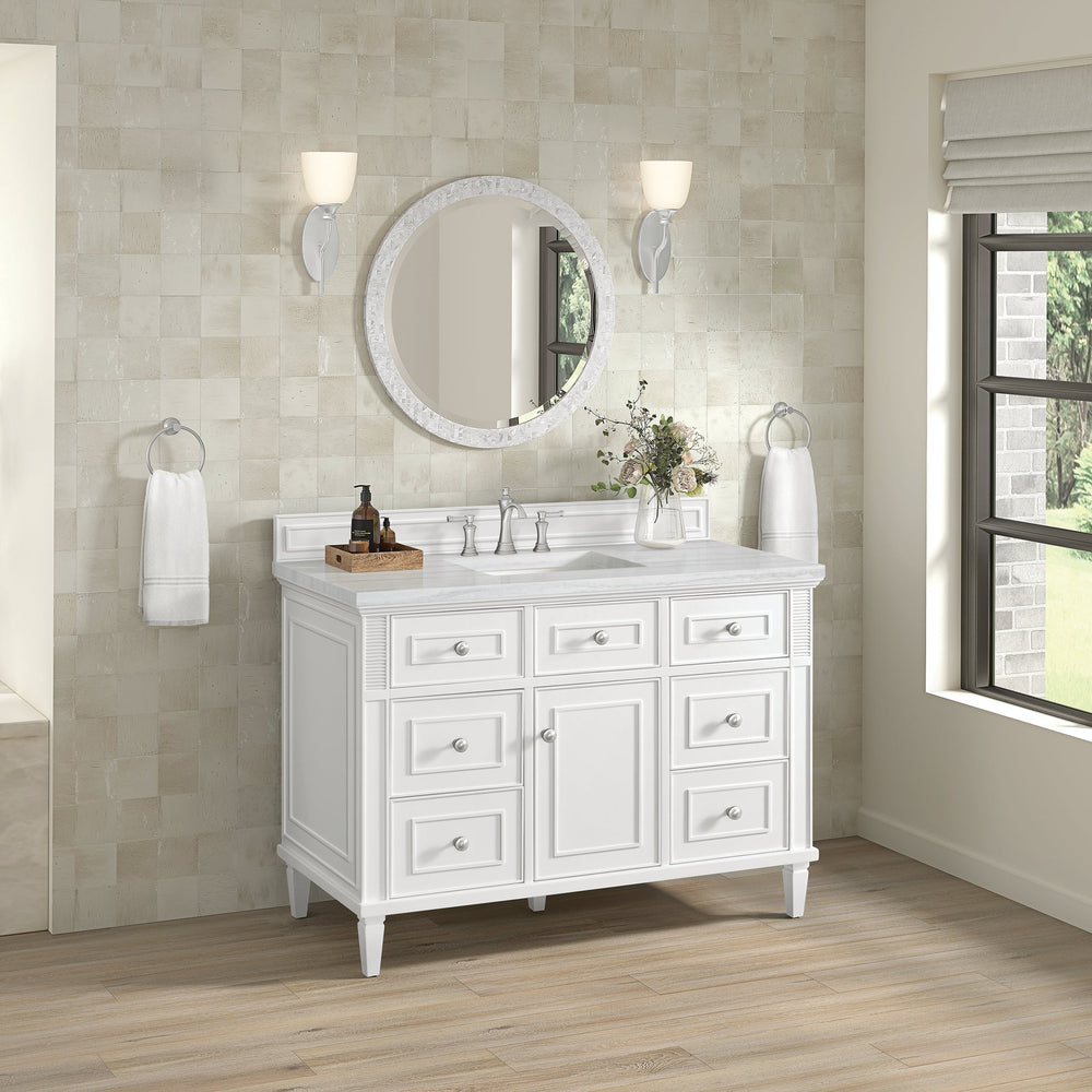 
                  
                    Lorelai 48" Single Vanity in Bright White James Martin Vanities 
                  
                