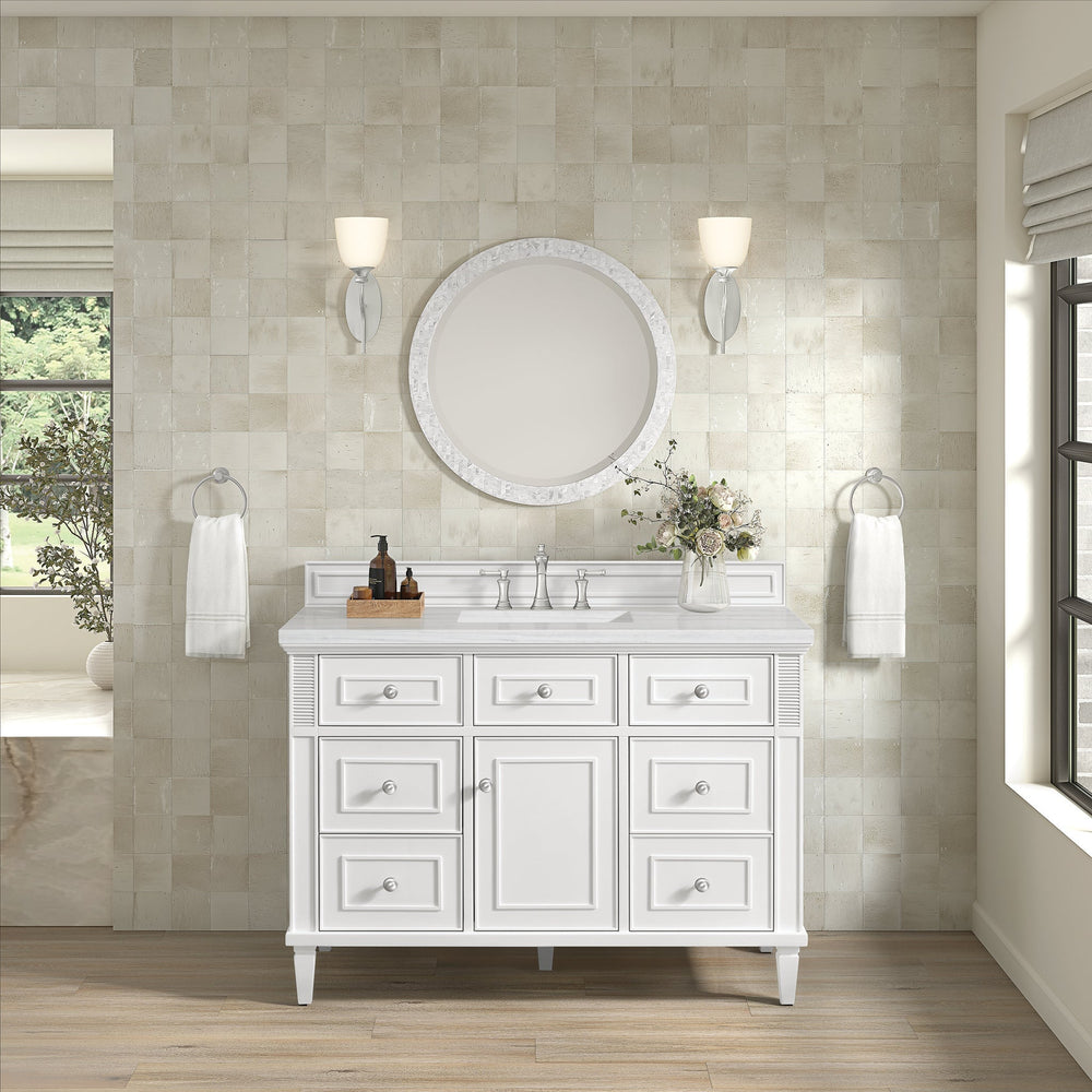 
                  
                    Lorelai 48" Single Vanity in Bright White James Martin Vanities Select Your Top 
                  
                