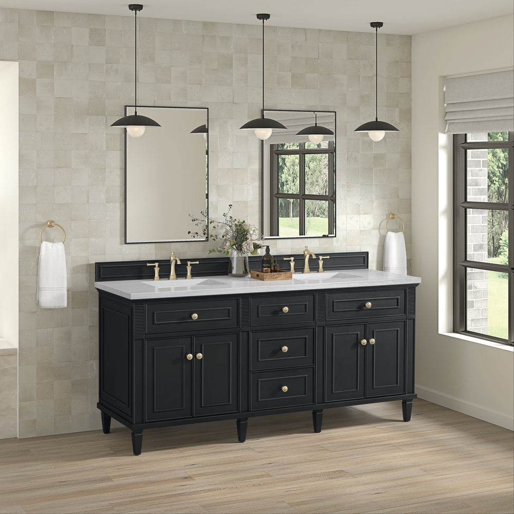 
                  
                    Lorelai 60" Double Vanity in Black Onyx James Martin Vanities 
                  
                