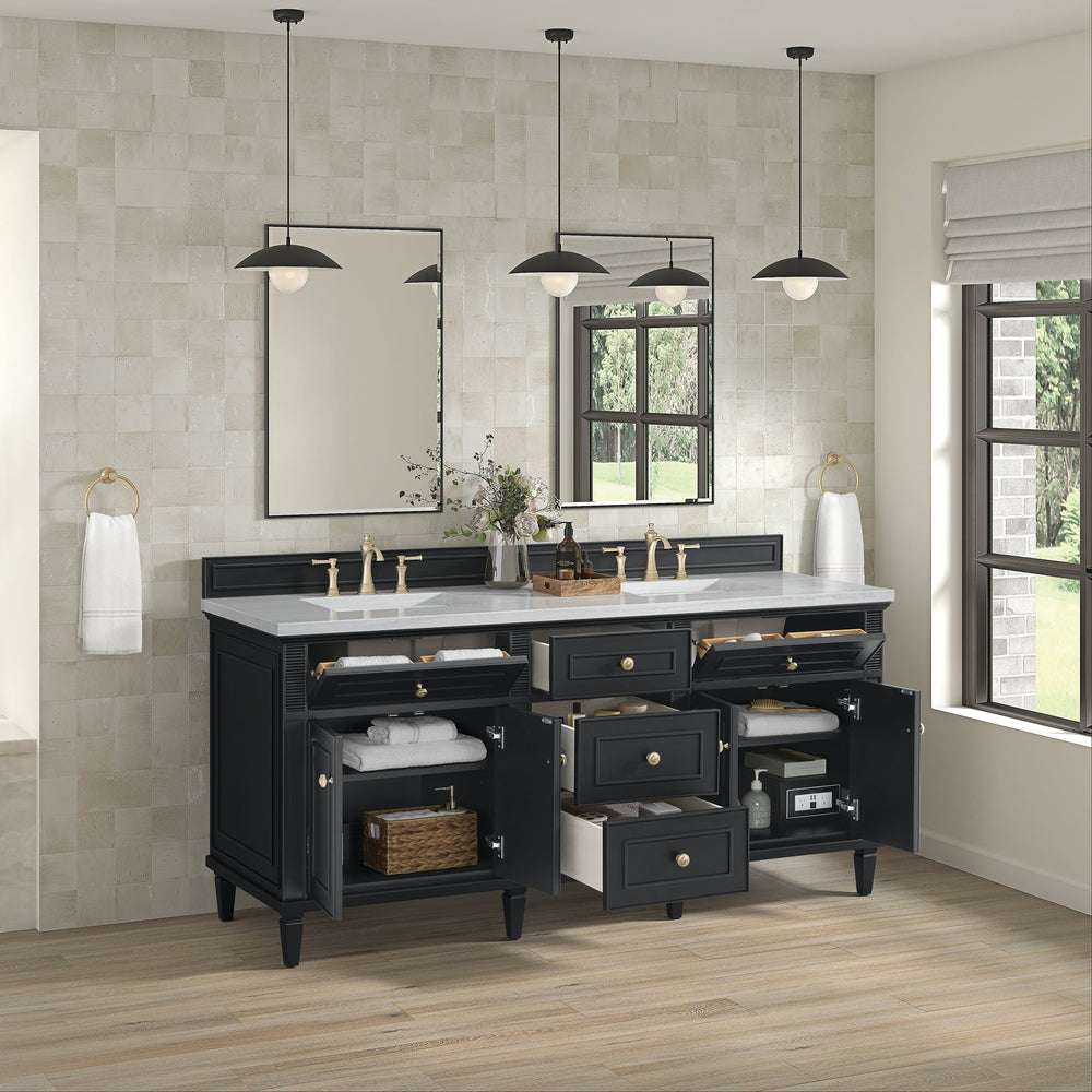 
                  
                    Lorelai 60" Double Vanity in Black Onyx James Martin Vanities 
                  
                