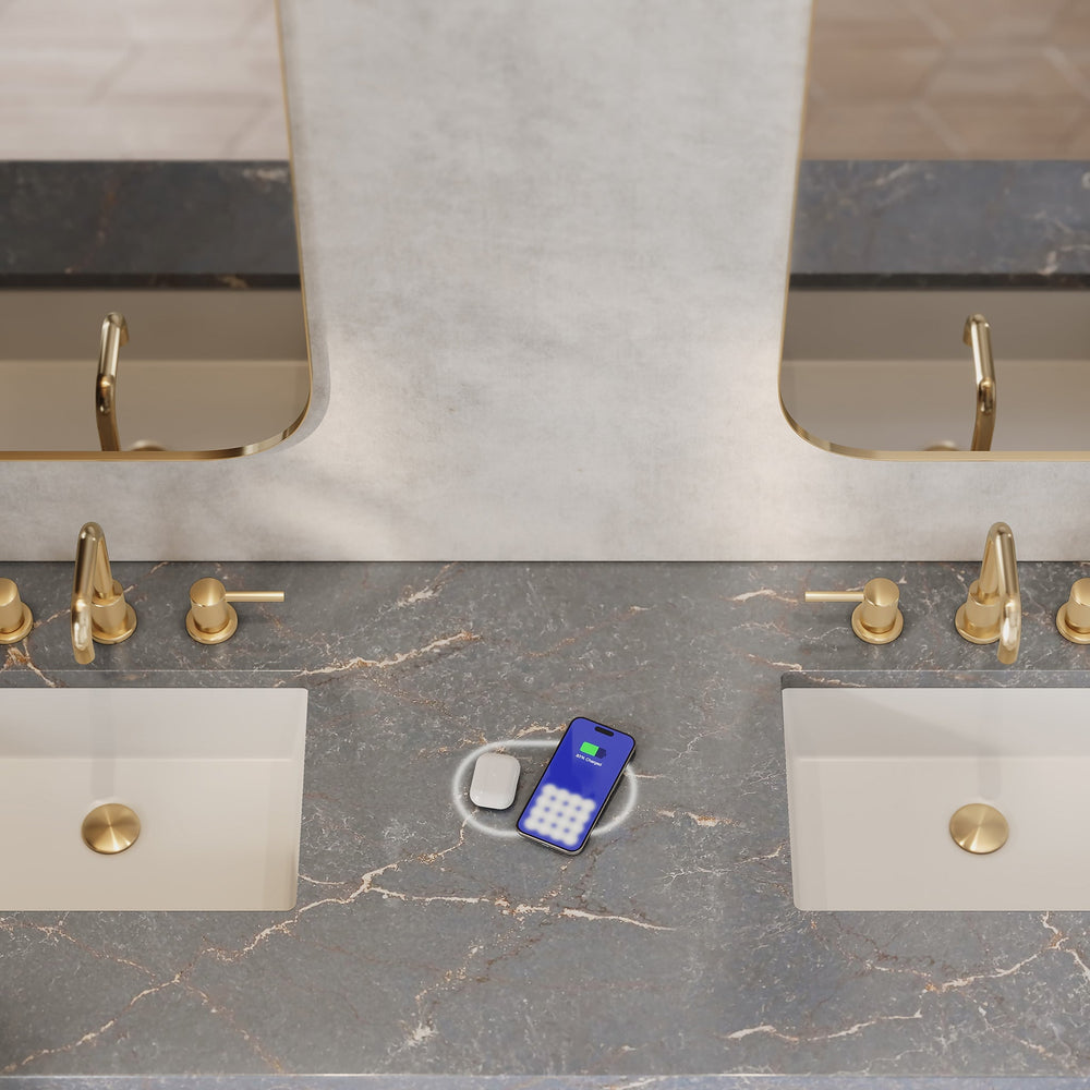 
                  
                    Malibu 72" Double Bathroom Vanity in Amber Birch Double bathroom Vanity James Martin Vanities FreePower-Enabled Parisien Bleu Silestone 
                  
                