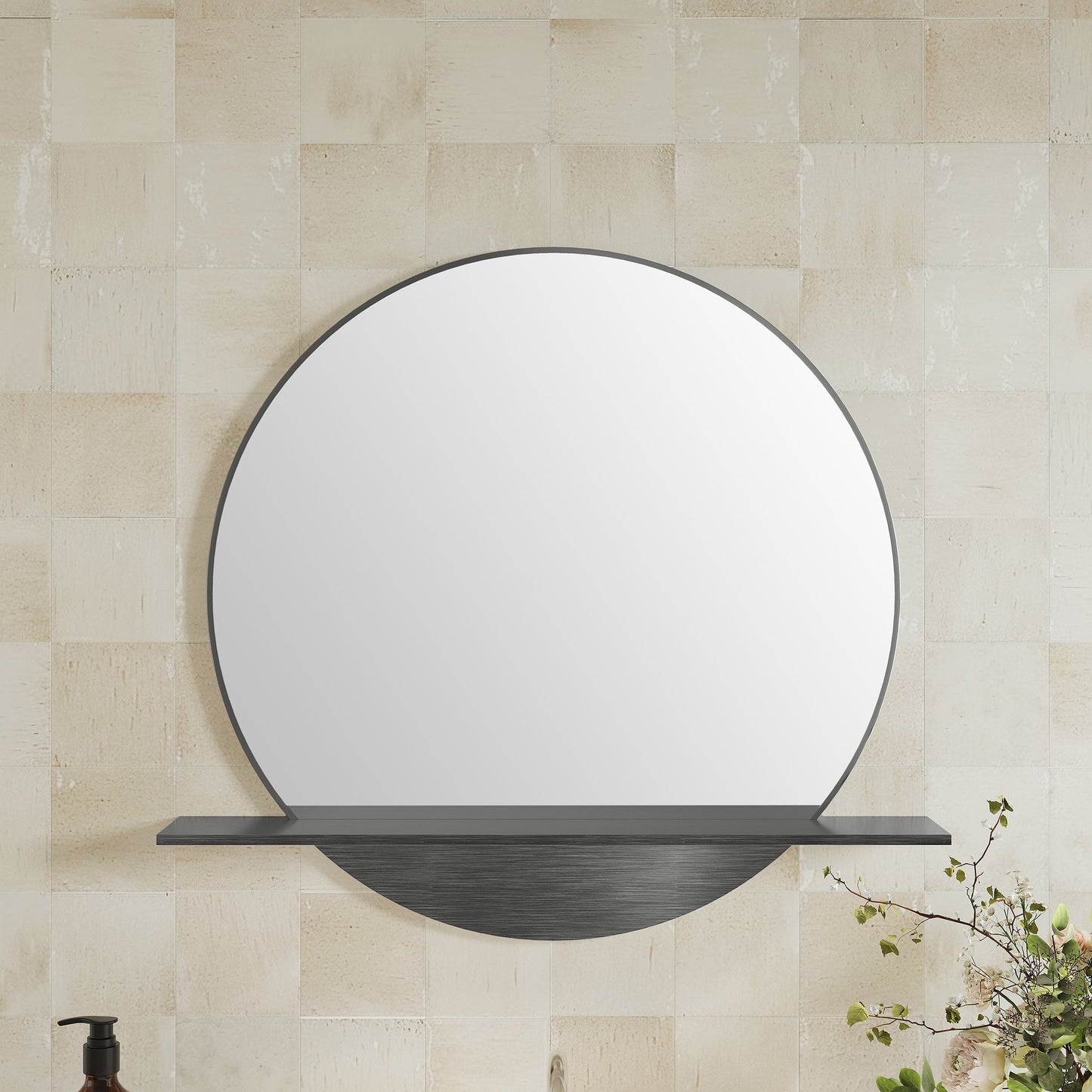 
                  
                    Platform 24" Mirror, Modern Iron Mirror James Martin Vanities 
                  
                