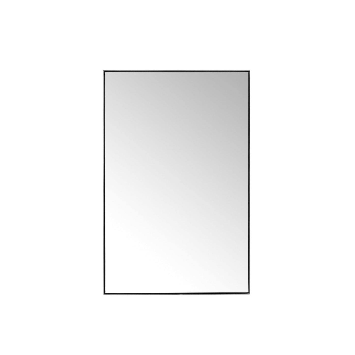 Rohe 26" Rectangular Mirror in Satin Nickel Mirror James Martin Vanities 