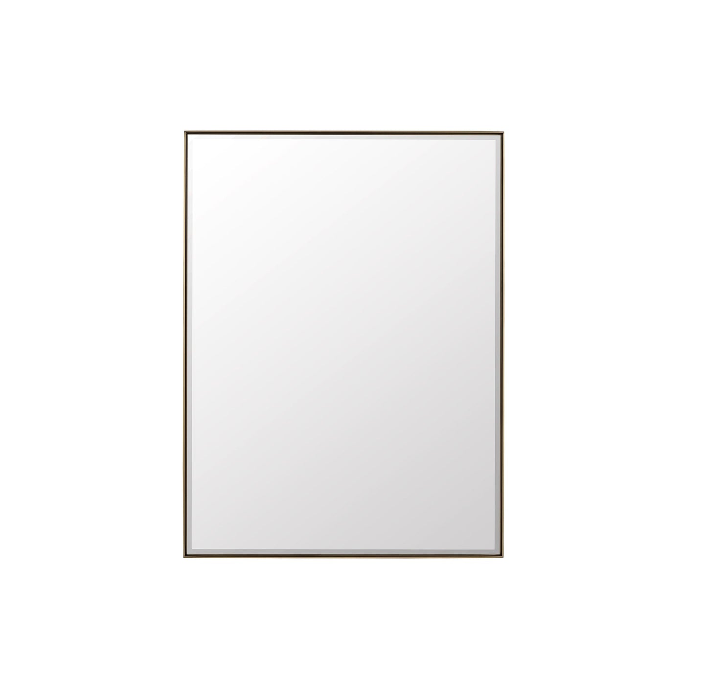 
                  
                    Rohe 30" Rectangular Mirror in Champagne Brass Mirror James Martin Vanities 
                  
                