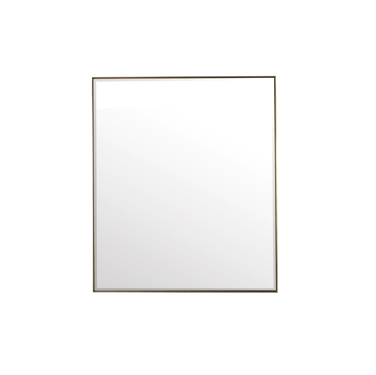 
                  
                    Rohe 36" Rectangular Mirror in Champagne Brass Mirror James Martin Vanities 
                  
                