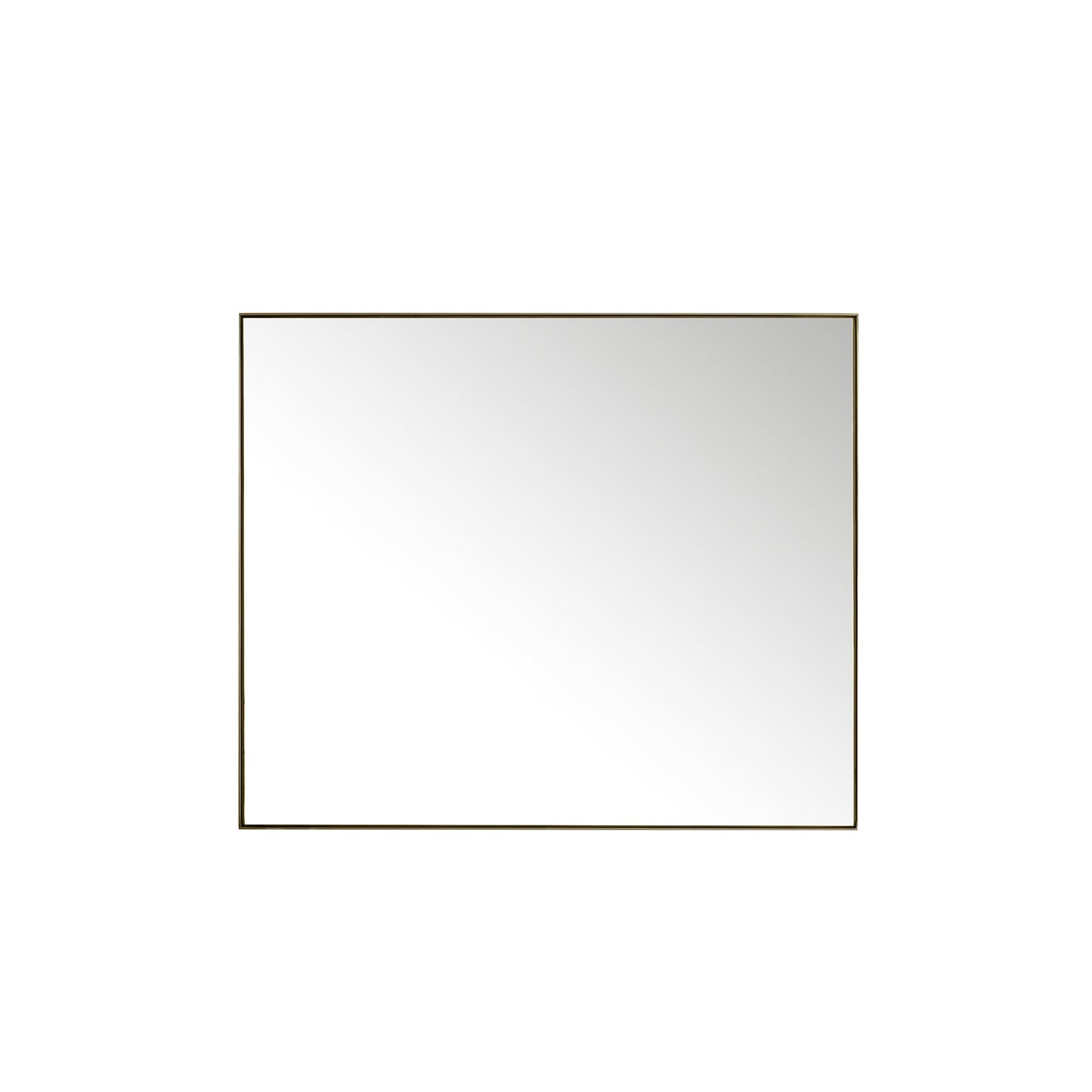 
                  
                    Rohe 48" Rectangular Mirror in Champagne Brass Mirror James Martin Vanities 
                  
                