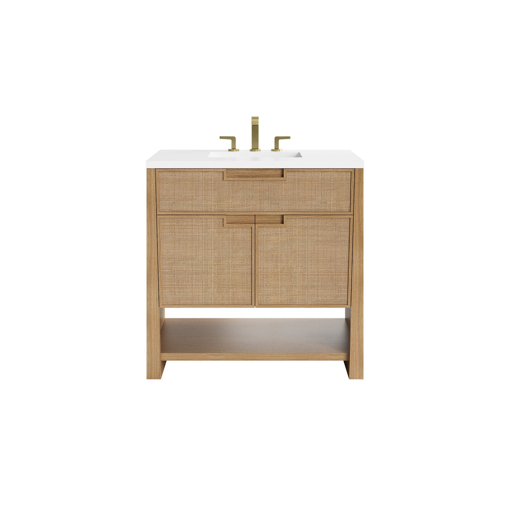 
                  
                    Solene 36" Single Vanity in Seaside Oak Single Bathroom Vanity James Martin Vanities 
                  
                