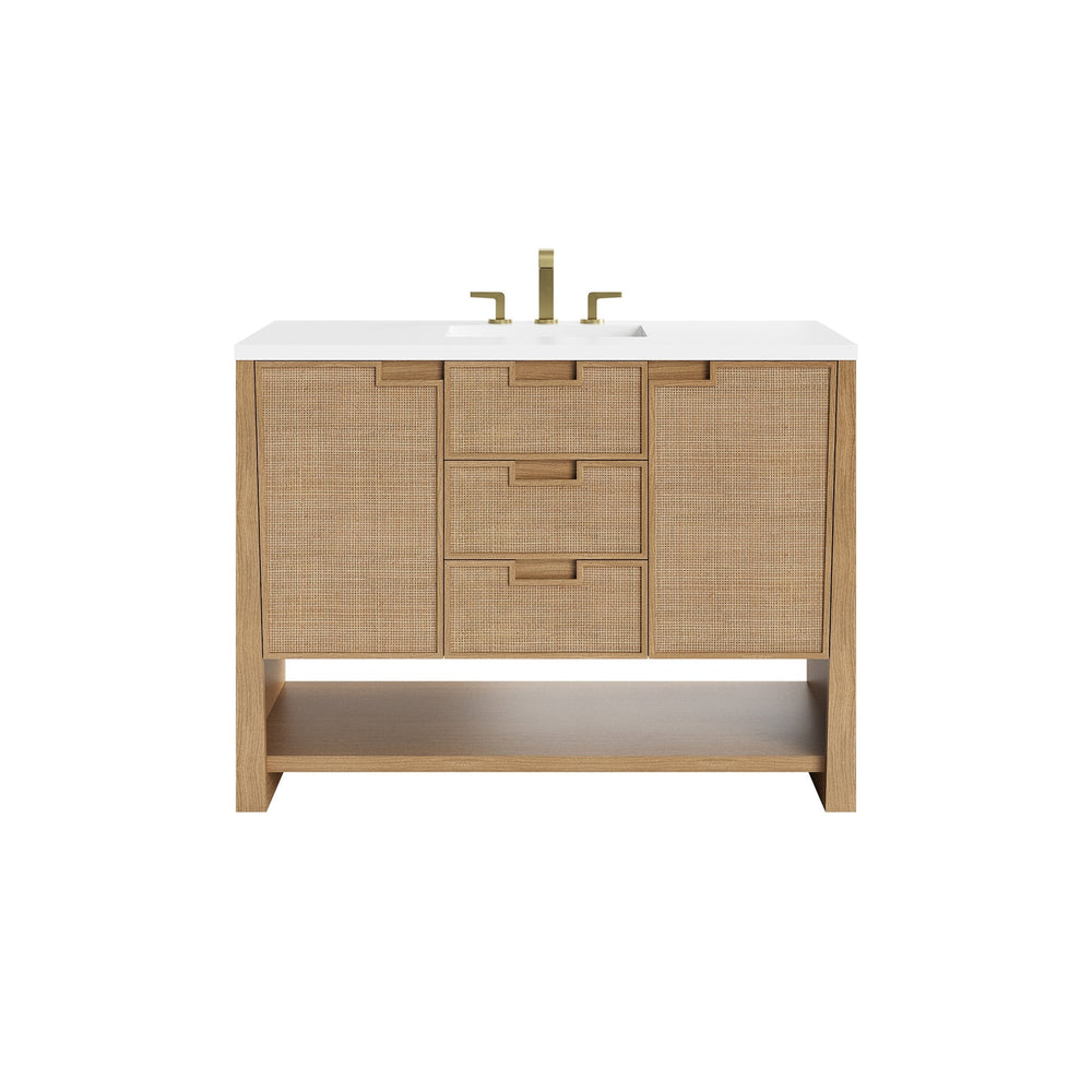 
                  
                    Solene 48" Single Vanity in Seaside Oak Single Bathroom Vanity James Martin Vanities 
                  
                