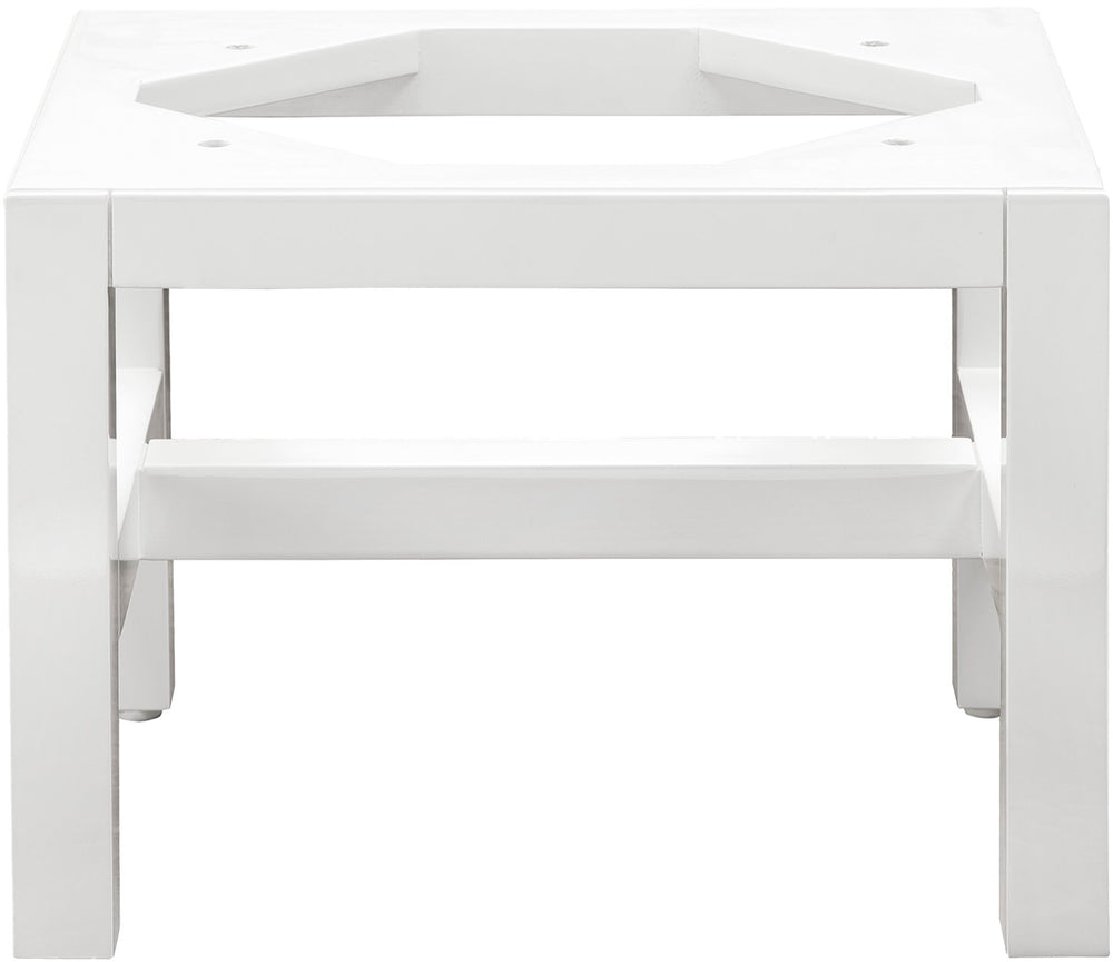 
                  
                    Addison 12" Wooden Stand for Petite Tower Hutch, Glossy White Linen Cabinet James Martin Vanities 
                  
                