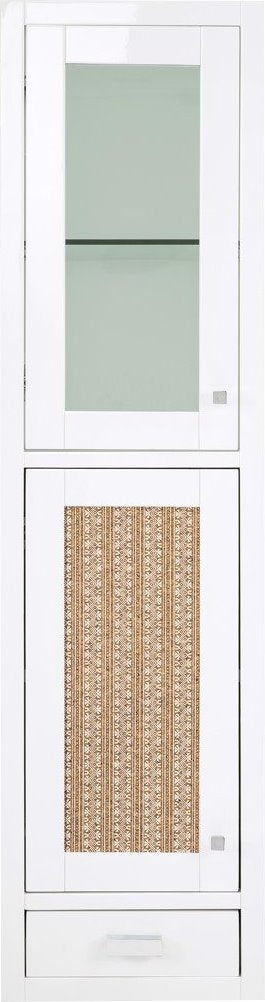 
                  
                    Addison 15" Grand Tower Hutch - Left, Glossy White Linen Cabinet James Martin Vanities 
                  
                