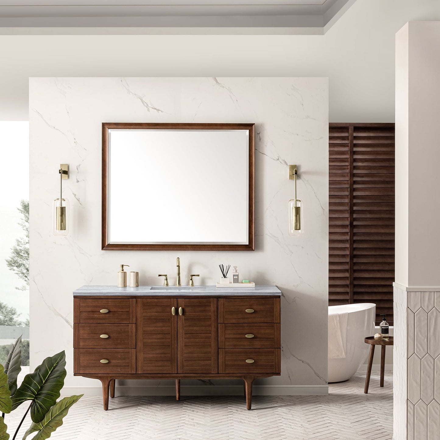 
                  
                    Amberly 60" Single Vanity Single Bathroom Vanity James Martin Vanities 
                  
                