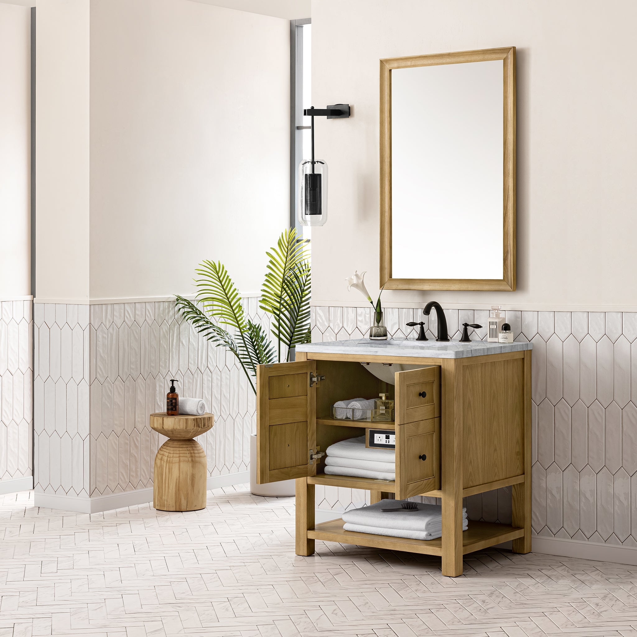 Oak bathroom vanity on sale 30 inch