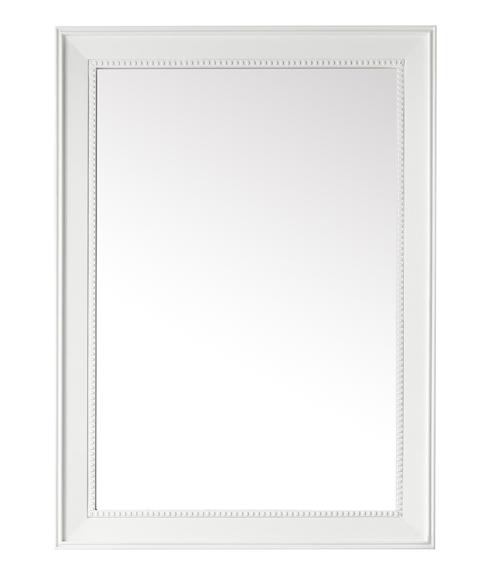 Bristol 29" Rectangular Mirror, Glossy White Mirror James Martin Vanities 