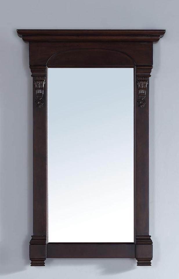 Brookfield 26" Mirror, Burnished Mahogany Mirror James Martin Vanities 