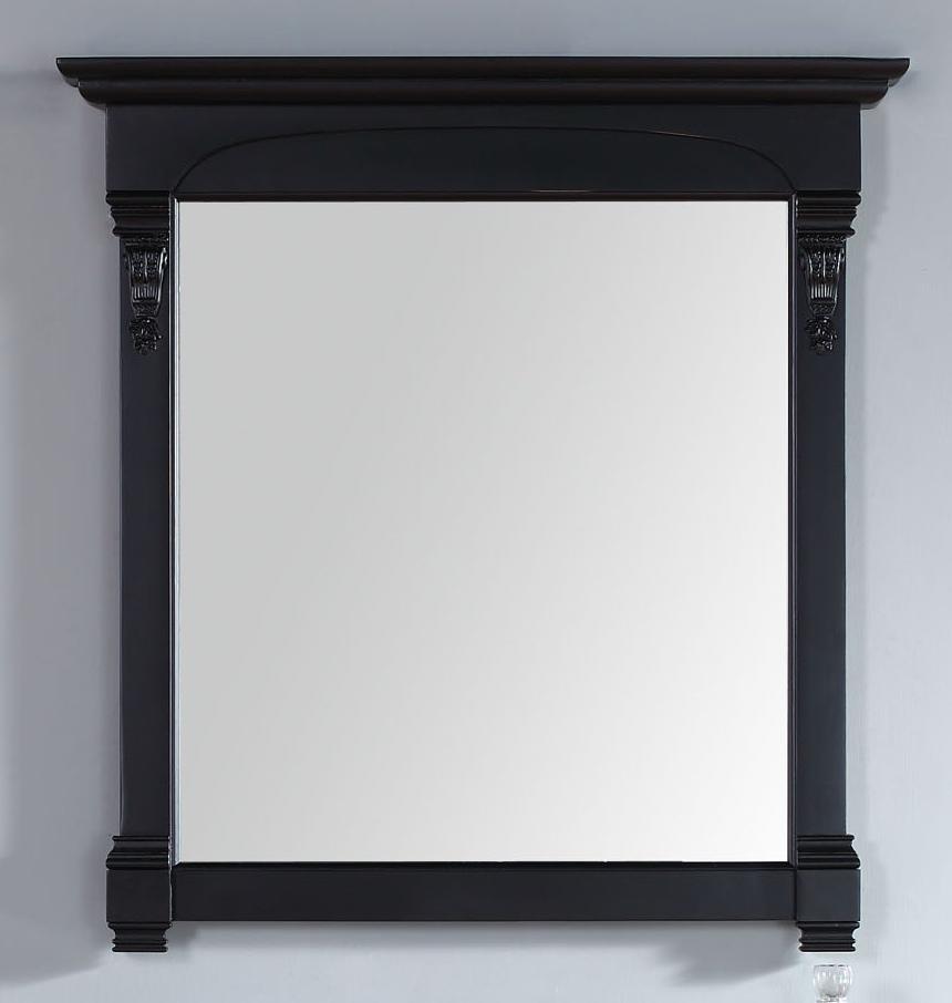 Brookfield 39.5" Mirror, Antique Black Mirror James Martin Vanities 