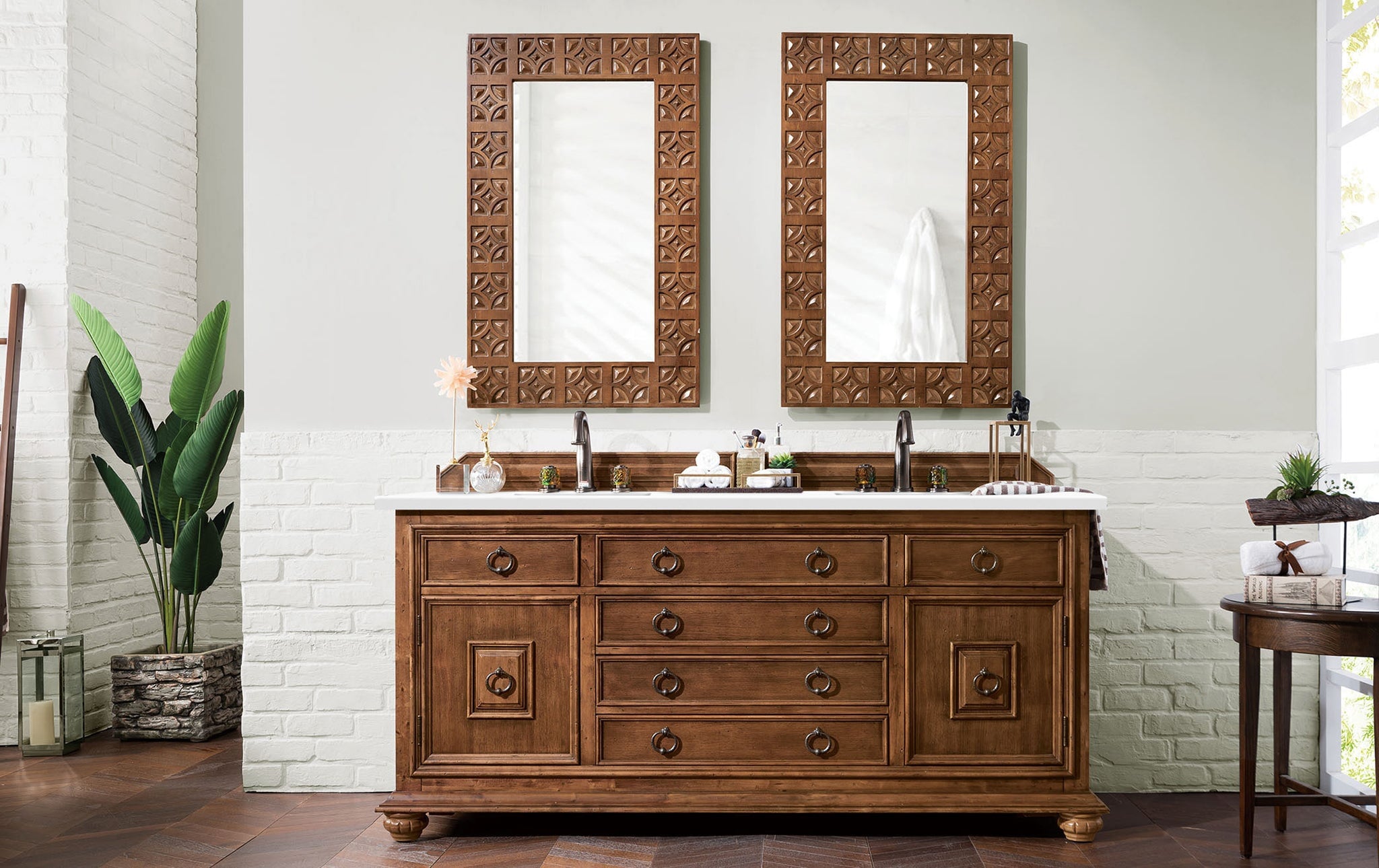 Malibu 72 Double Bathroom Vanity